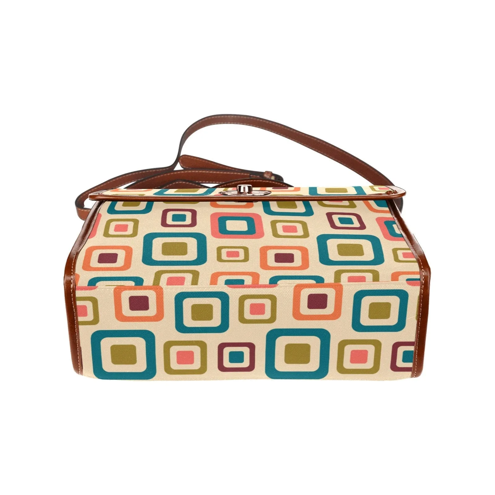 Mod Handbag, Vintage Handbag Style, 60s inspired Purse, Retro Satchel, Vintage Style Handbag, Vintage Purse, Geometric Handbag, Retro Purse
