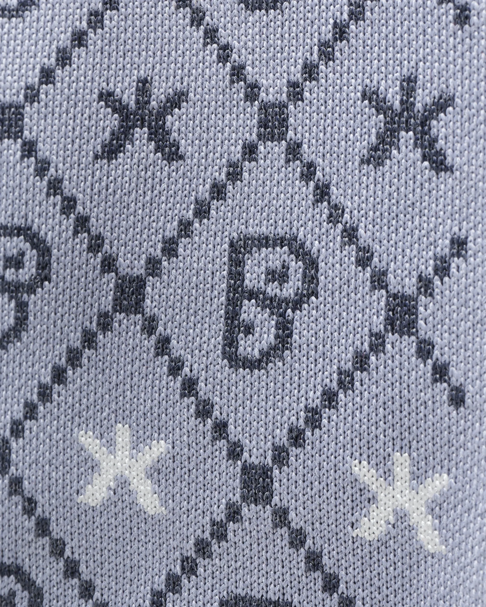 Monogram knit shopper bag
