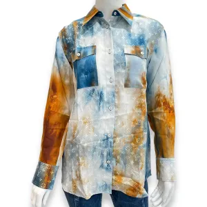 Monogram Tie Dye 34 Multi-colour Shirt in Silk