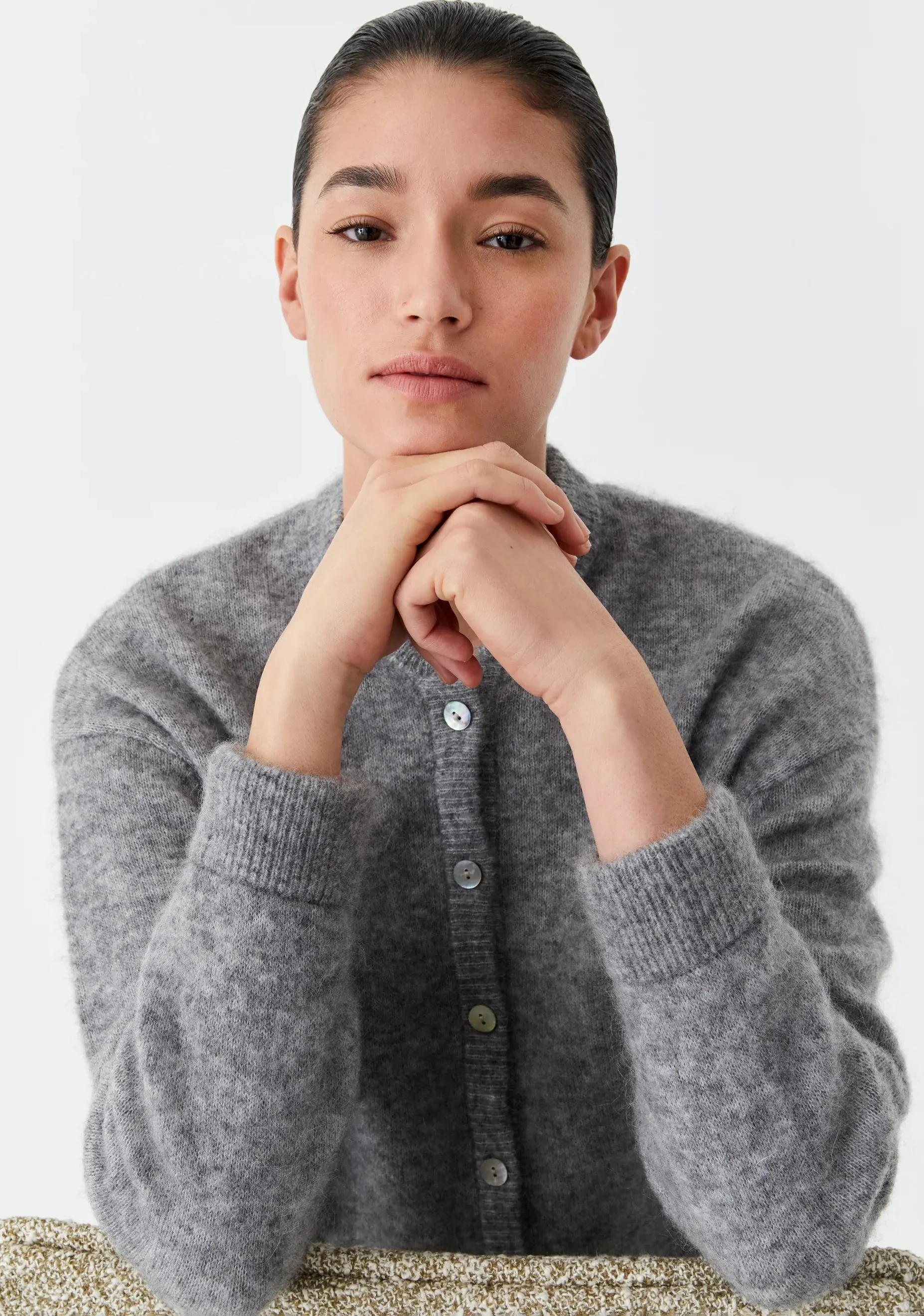 Morrison Vance Knit Cardigan Grey