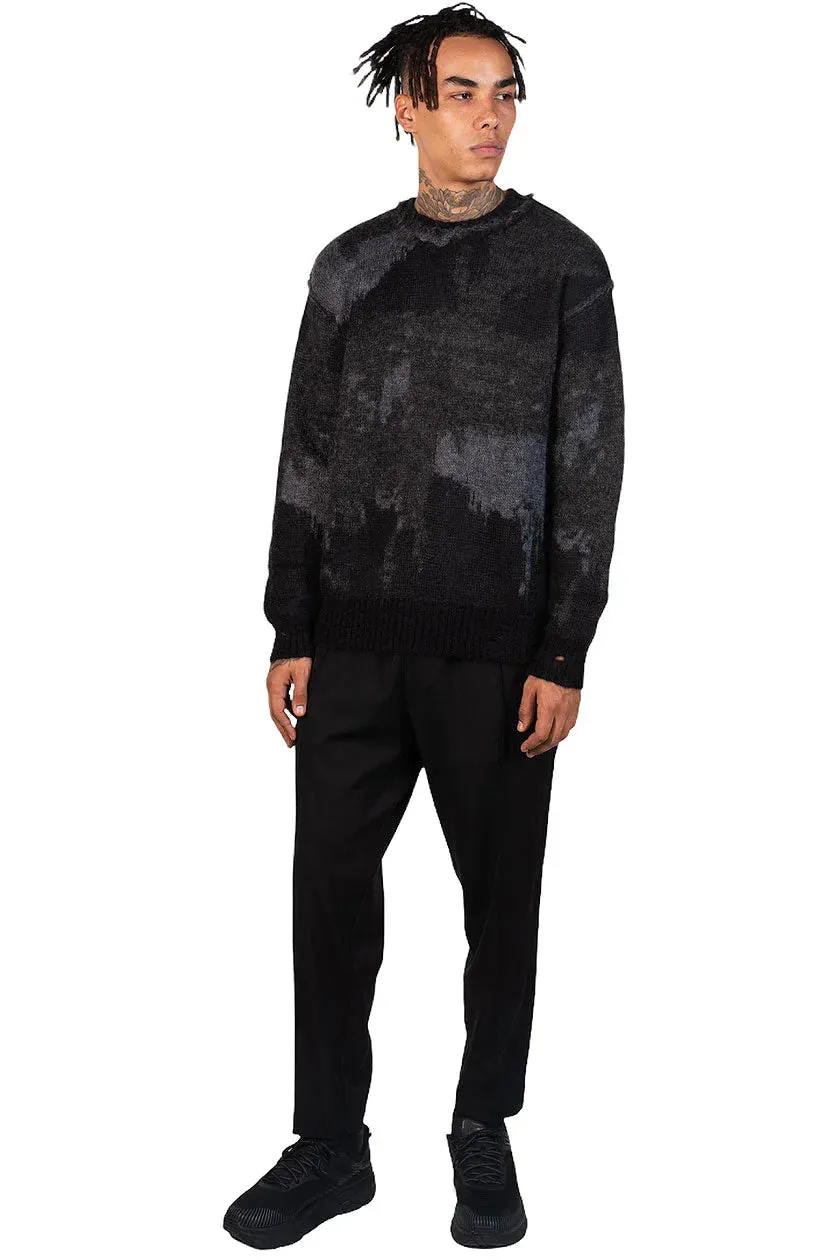 Multicolor Crewneck Mohair Jumper