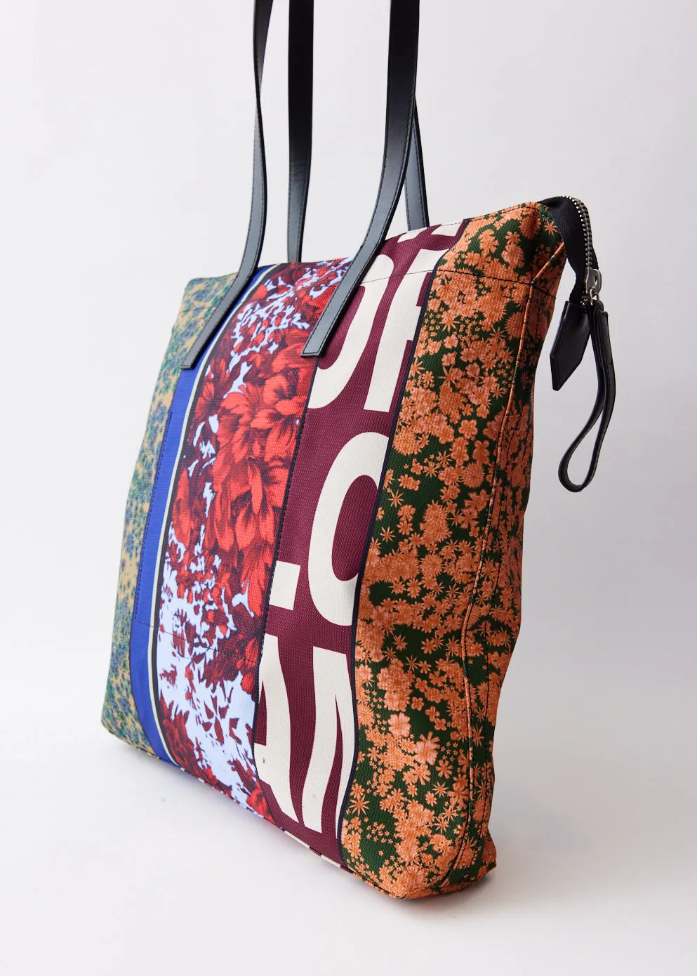 Multicoloured Shopper Tote Bag