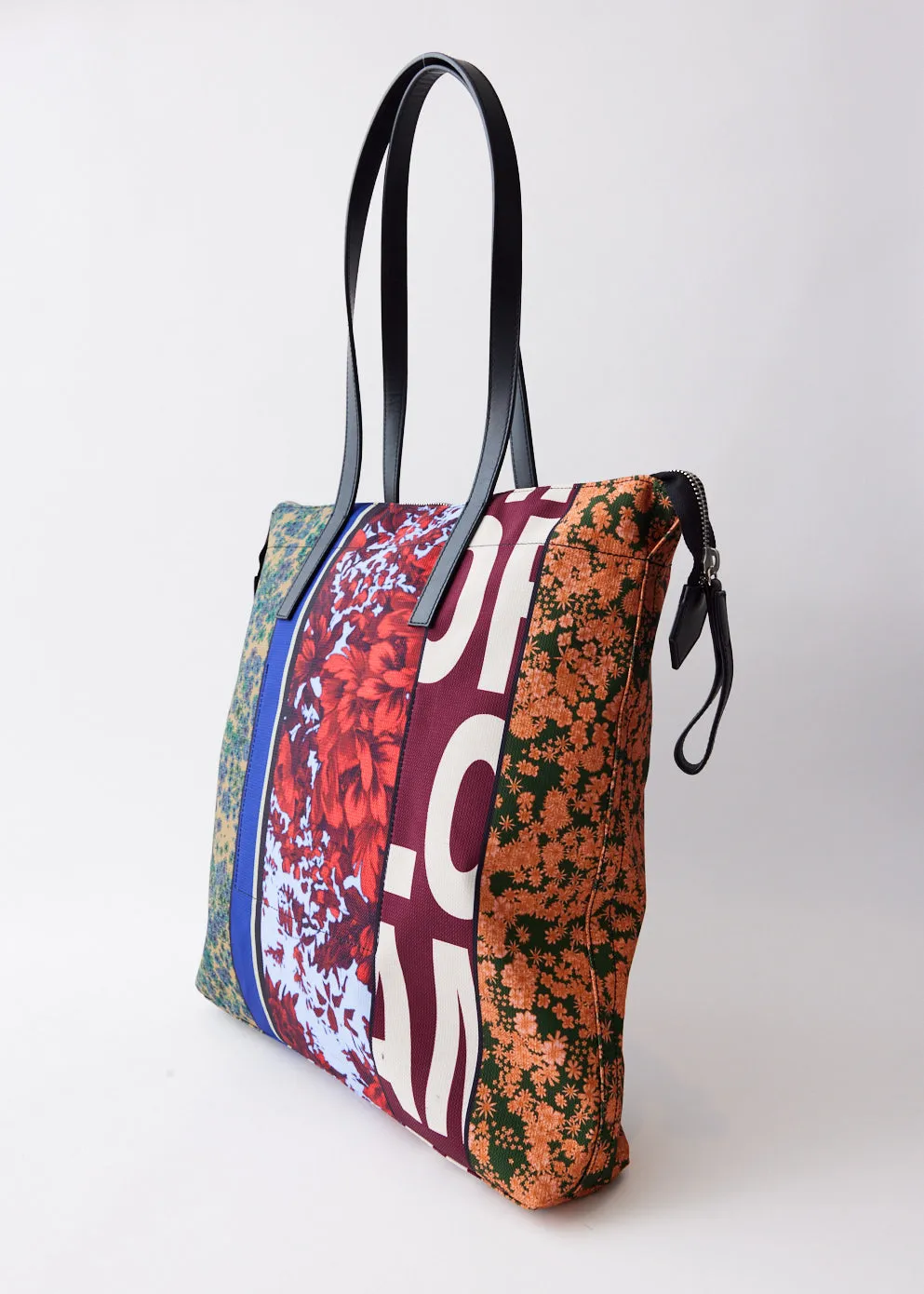 Multicoloured Shopper Tote Bag