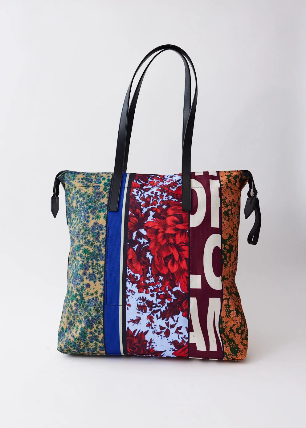 Multicoloured Shopper Tote Bag