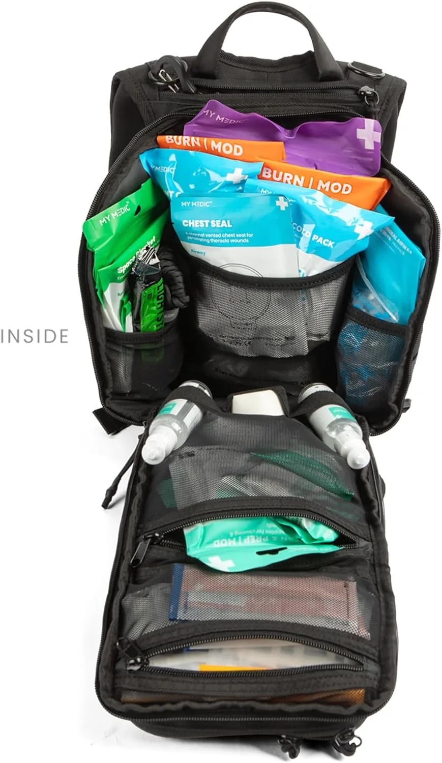 My Medic Recon Standard - HSA FSA First Aid Kit - 200  First Aid and Survival Essentials, Supplies, & Must Have IFAK for Home, Car, Office or Business - Red