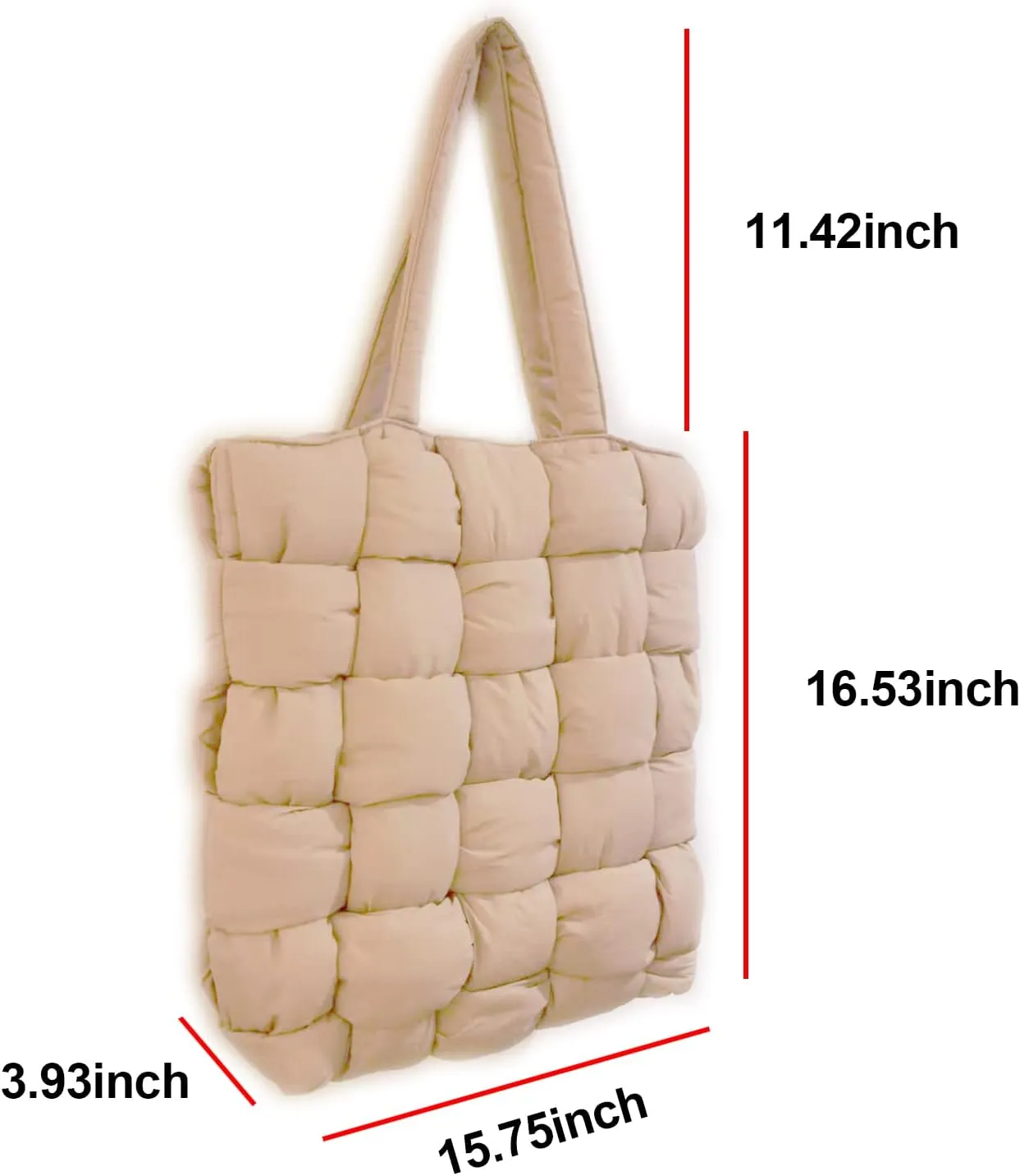 NAARIIAN Shoulder bags for women, Light-weight small puffer purses waterproof, hand-woven puffy bag crossbody handbag
