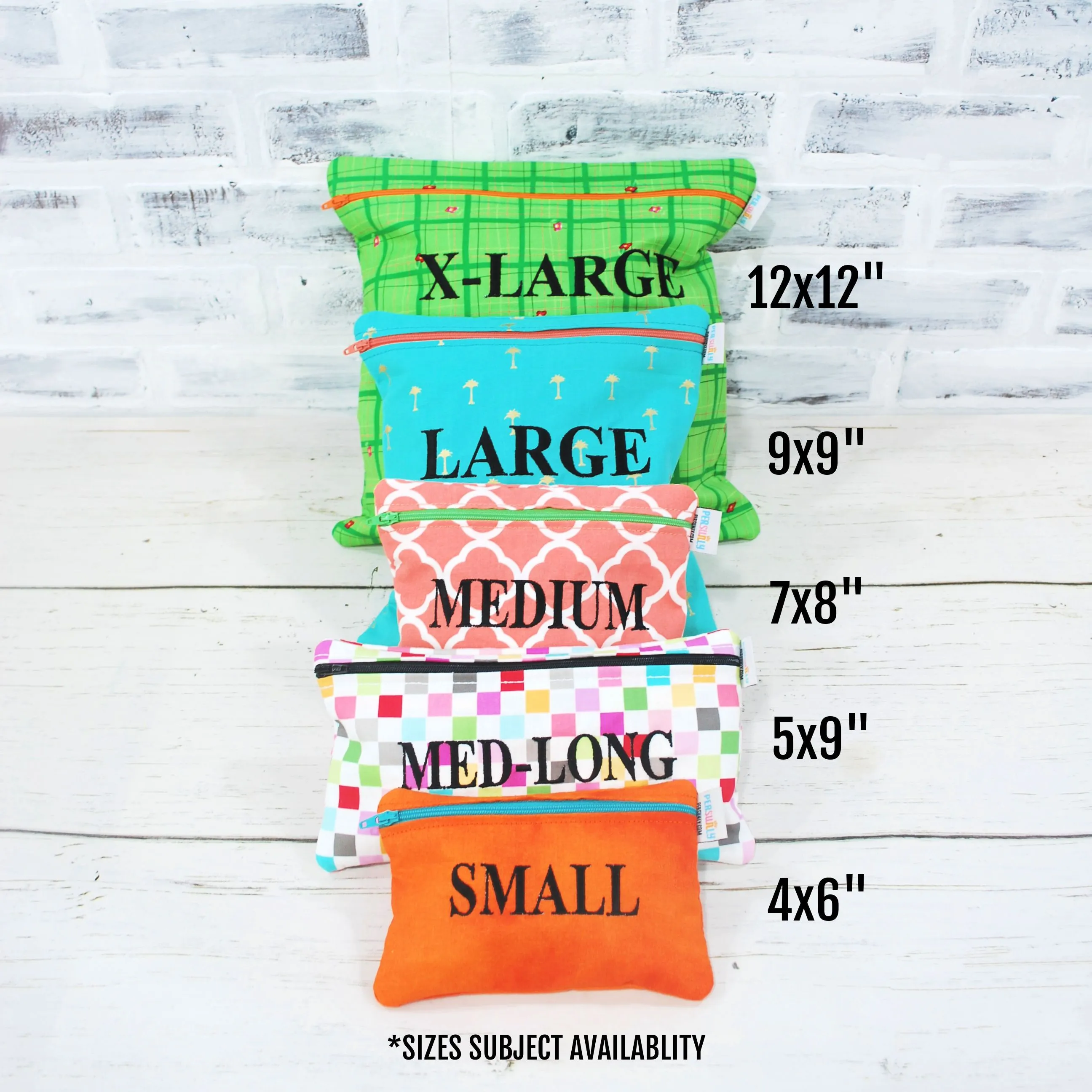 Nautical Patchwork Food Safe Personalized Reusable Bag