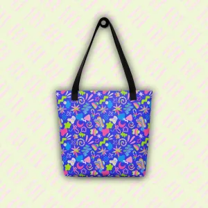 Neon Carnival Tote Bag