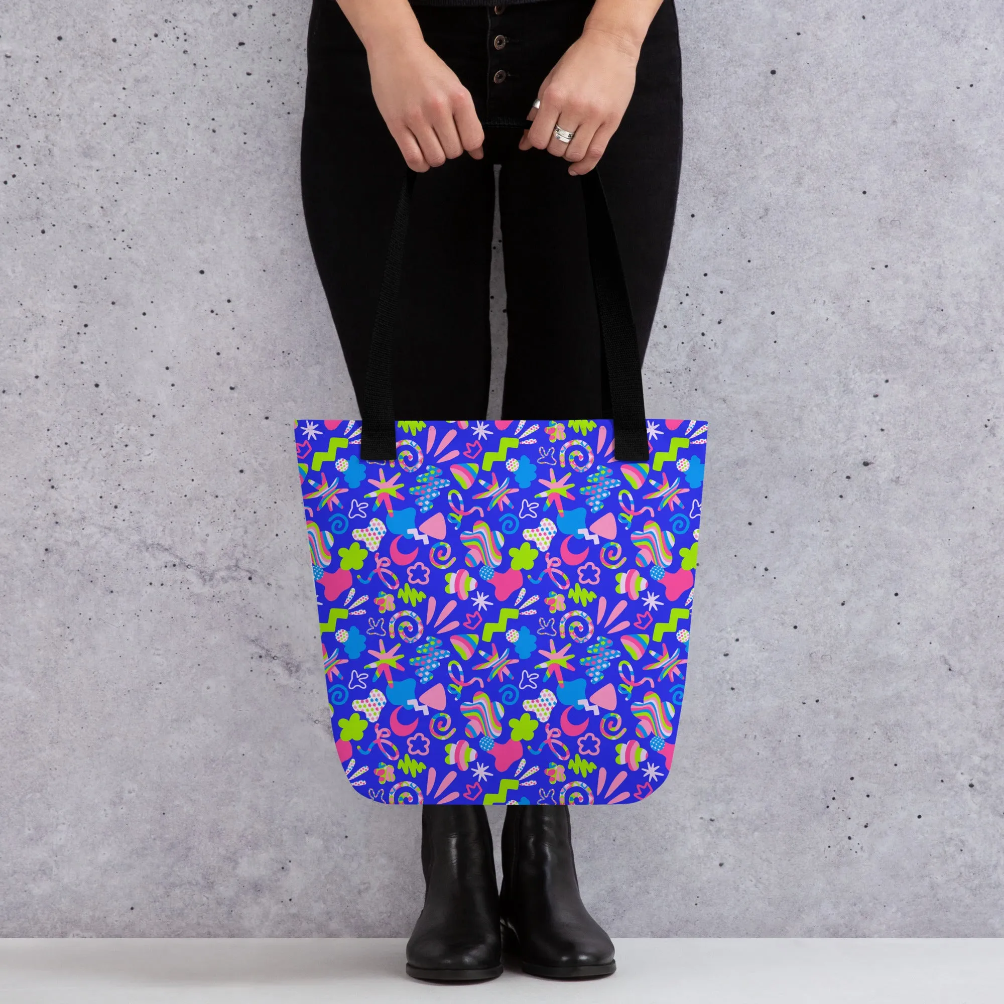 Neon Carnival Tote Bag