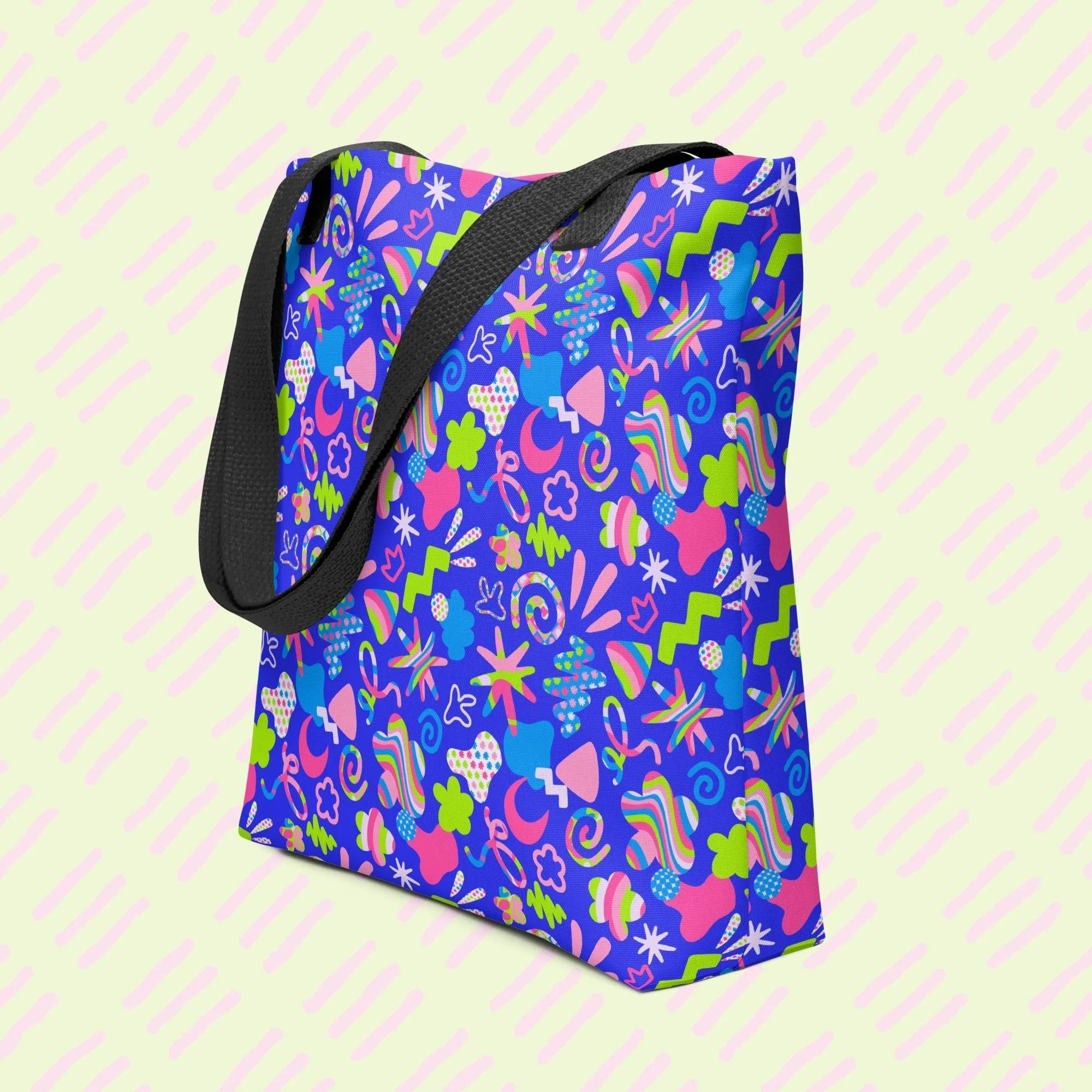 Neon Carnival Tote Bag