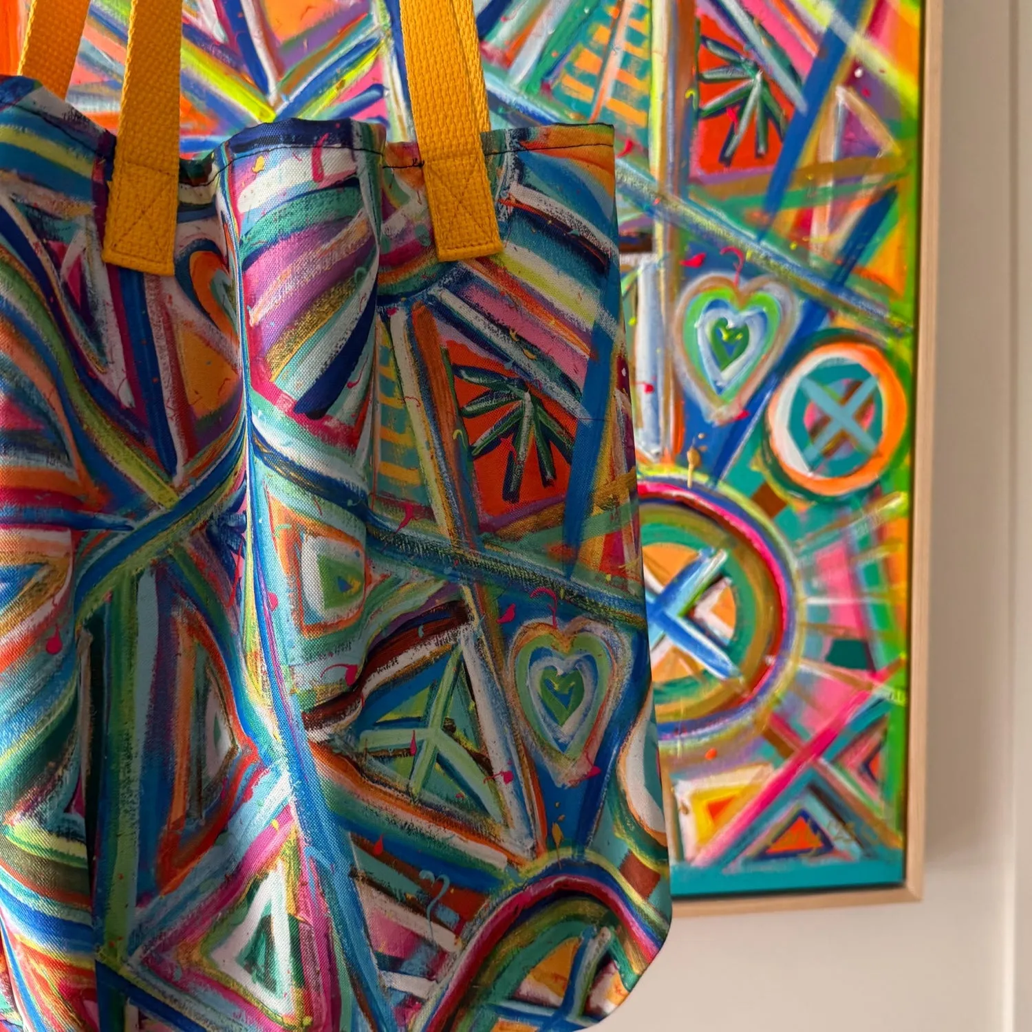 Neon Carnival Tote Bag