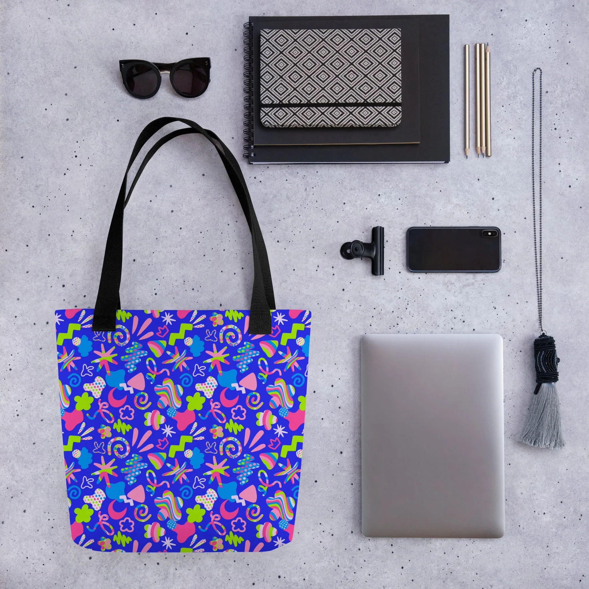 Neon Carnival Tote Bag