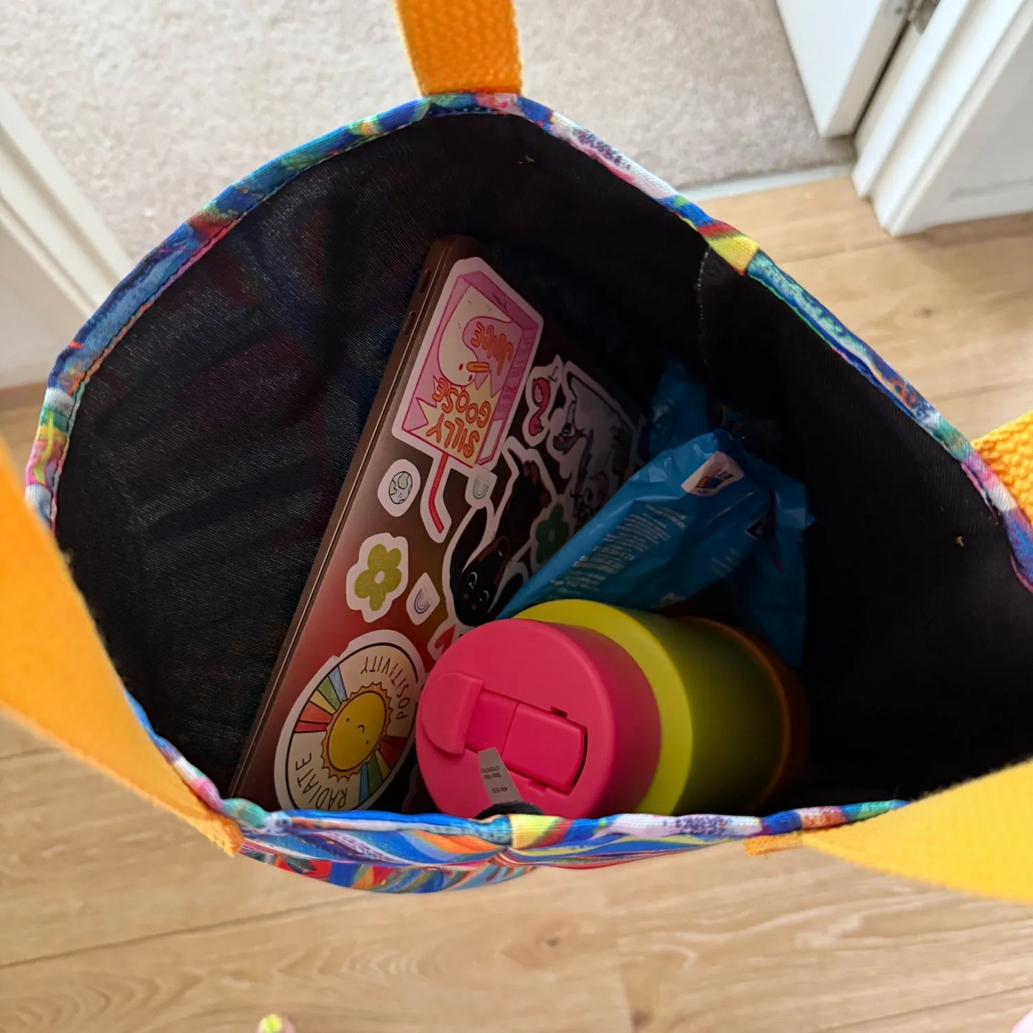 Neon Carnival Tote Bag