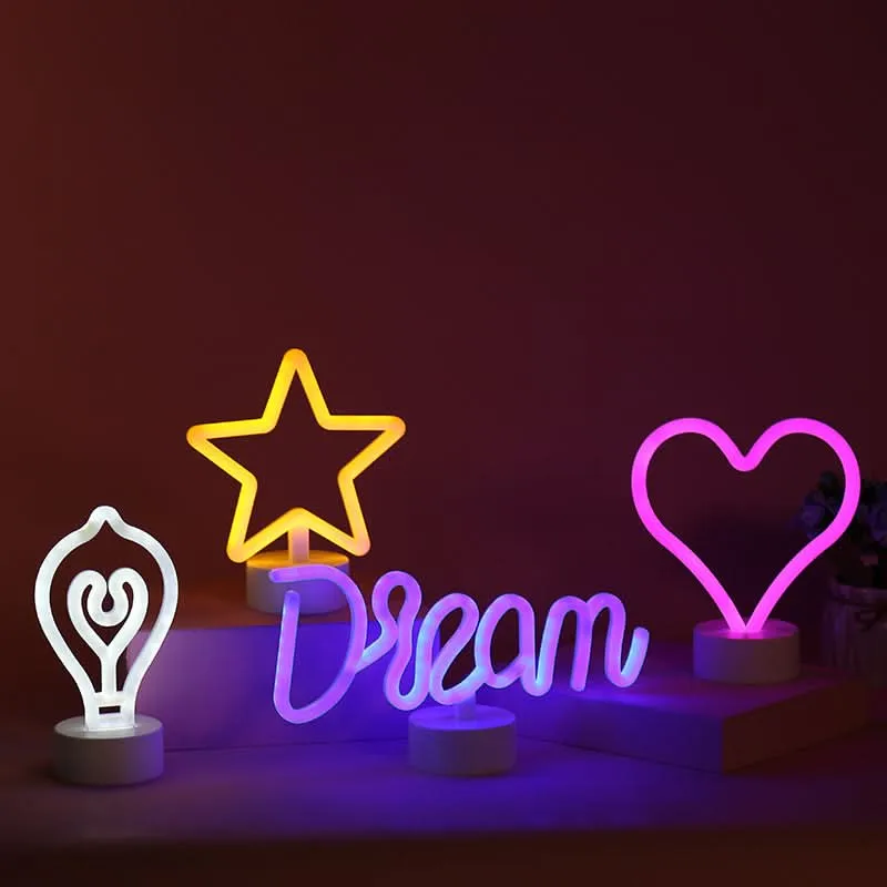 Neon LED Night Light Decor