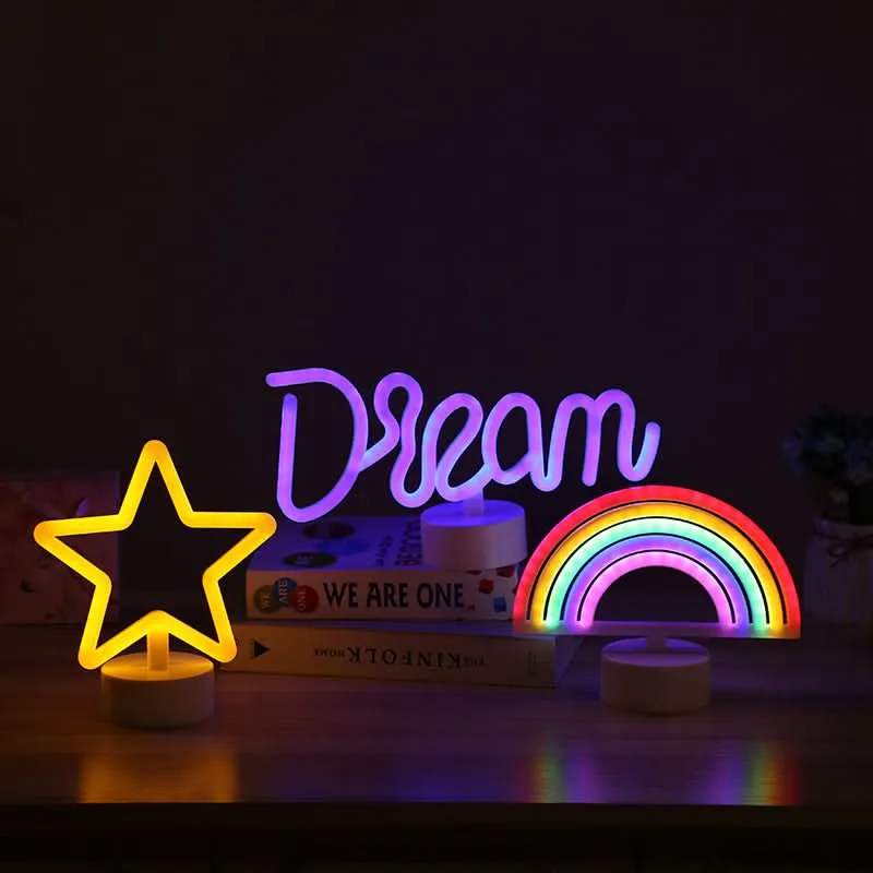 Neon LED Night Light Decor