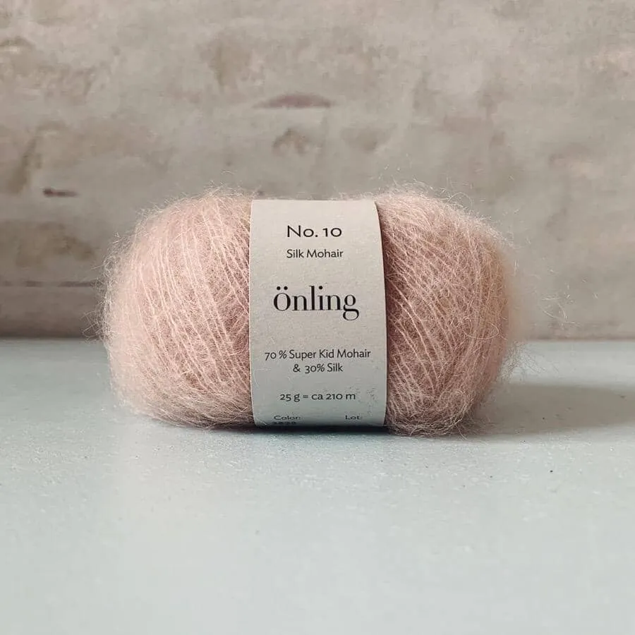 Önling No 10: Luxurious and exquisite silk mohair - Pigeon blue
