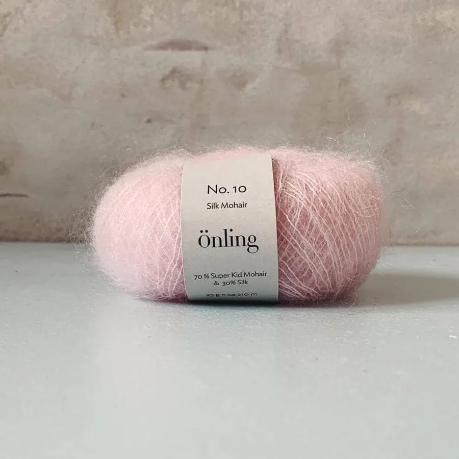 Önling No 10: Luxurious and exquisite silk mohair - Pigeon blue