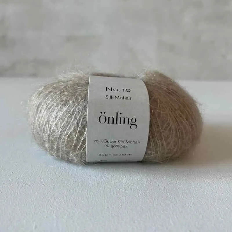 Önling No 10: Luxurious and exquisite silk mohair - Pigeon blue