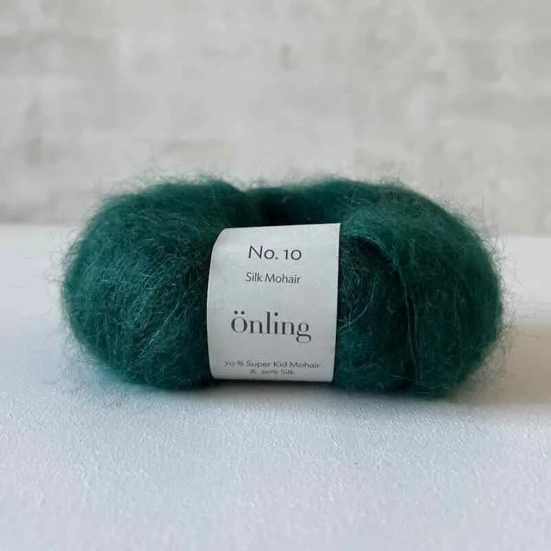 Önling No 10: Luxurious and exquisite silk mohair - Pigeon blue