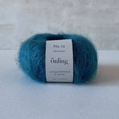 Önling No 10: Luxurious and exquisite silk mohair - Pigeon blue