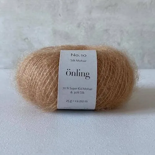 Önling No 10: Luxurious and exquisite silk mohair - Pigeon blue