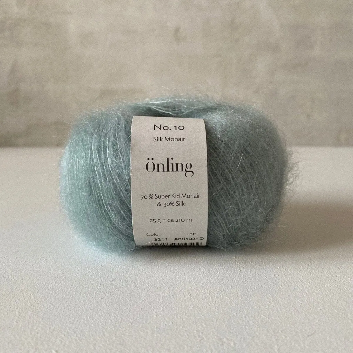 Önling No 10: Luxurious and exquisite silk mohair - Pigeon blue