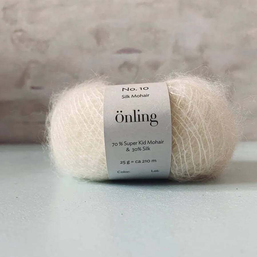 Önling No 10: Luxurious and exquisite silk mohair - Pigeon blue