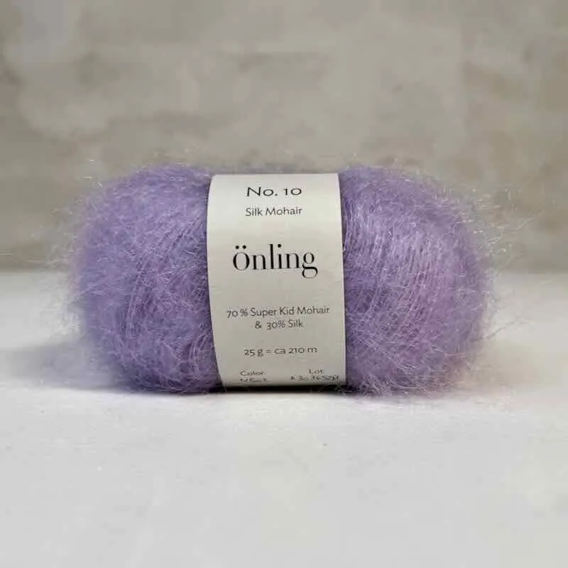 Önling No 10: Luxurious and exquisite silk mohair - Pigeon blue