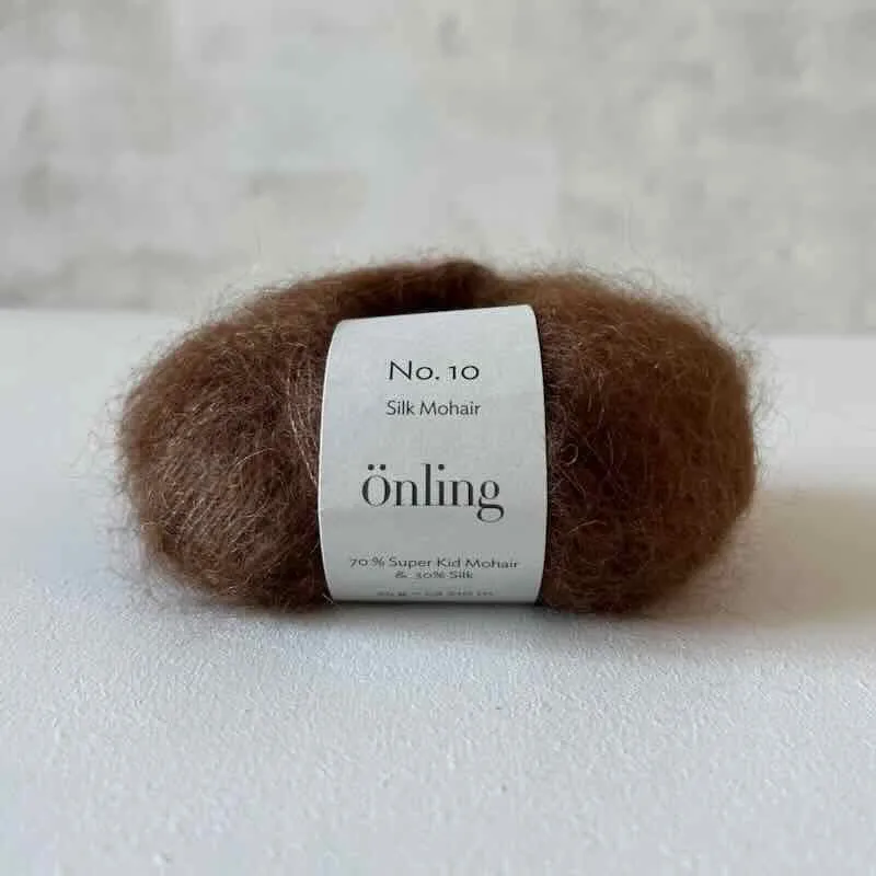 Önling No 10: Luxurious and exquisite silk mohair - Pigeon blue