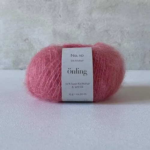 Önling No 10: Luxurious and exquisite silk mohair - Pigeon blue