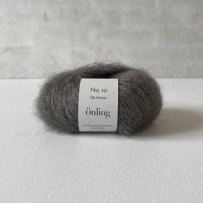 Önling No 10: Luxurious and exquisite silk mohair - Pigeon blue
