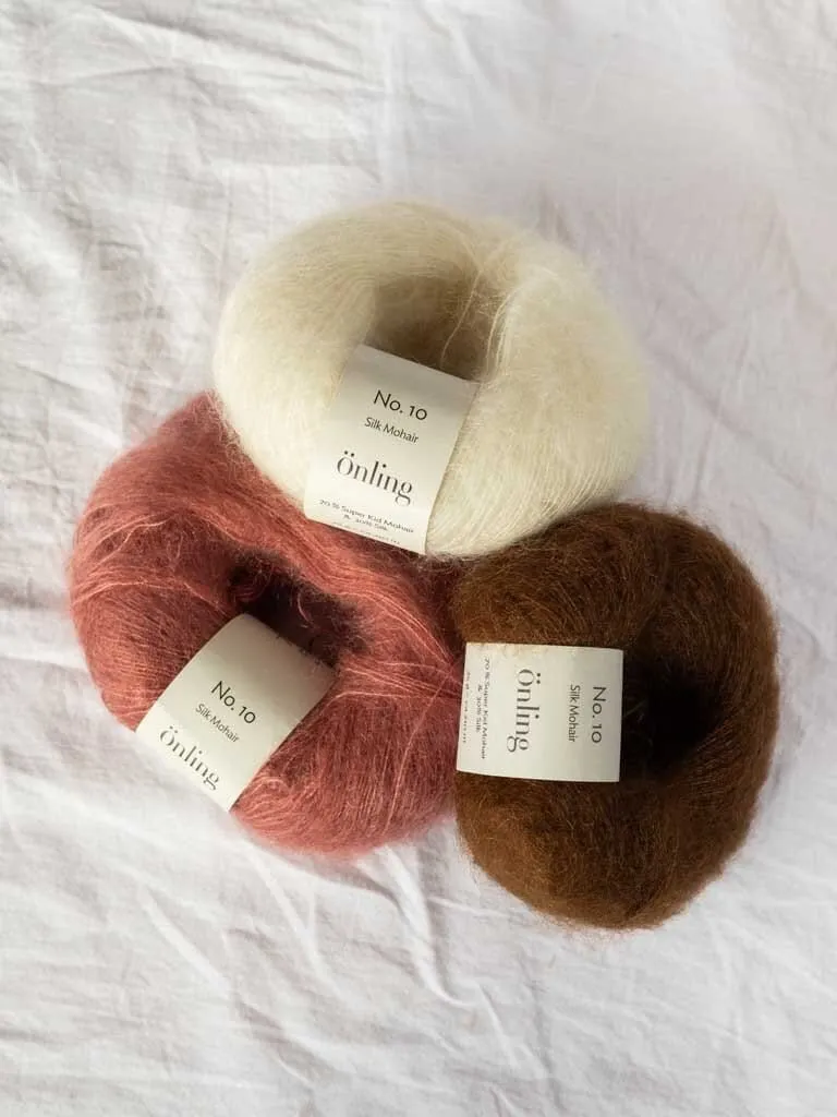 Önling No 10: Luxurious and exquisite silk mohair - Pigeon blue