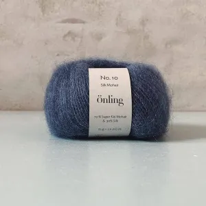 Önling No 10: Luxurious and exquisite silk mohair - Pigeon blue