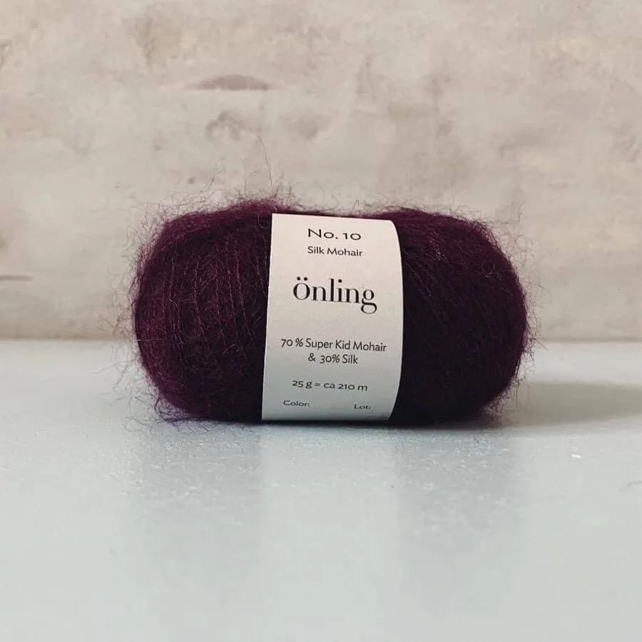 Önling No 10: Luxurious and exquisite silk mohair - Pigeon blue