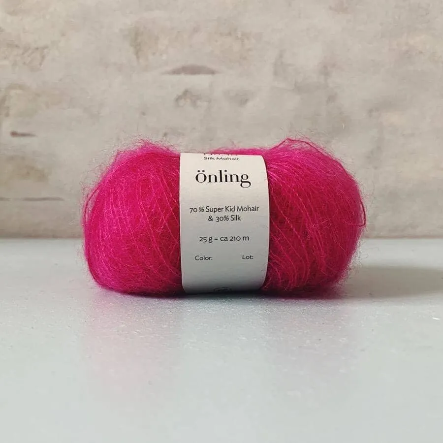 Önling No 10: Luxurious and exquisite silk mohair - Pigeon blue