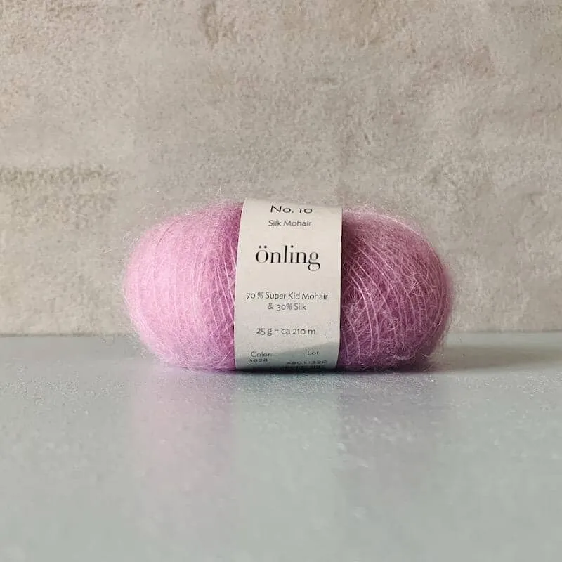 Önling No 10: Luxurious and exquisite silk mohair - Pigeon blue
