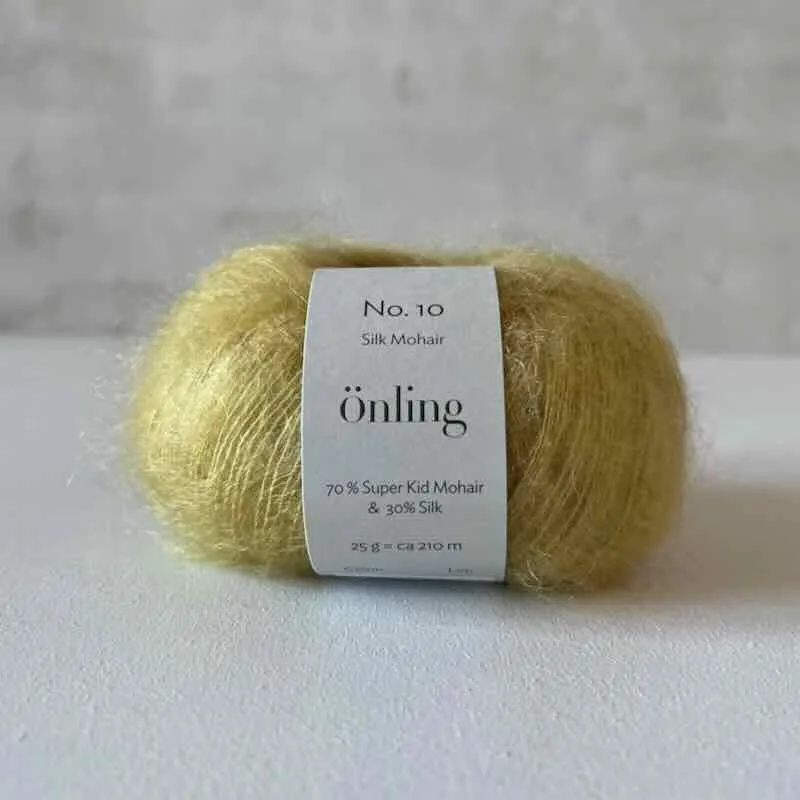 Önling No 10: Luxurious and exquisite silk mohair - Pigeon blue