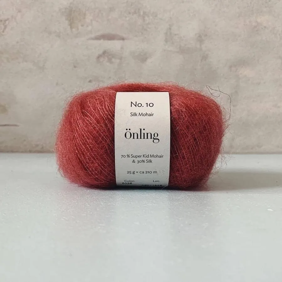 Önling No 10: Luxurious and exquisite silk mohair - Pigeon blue