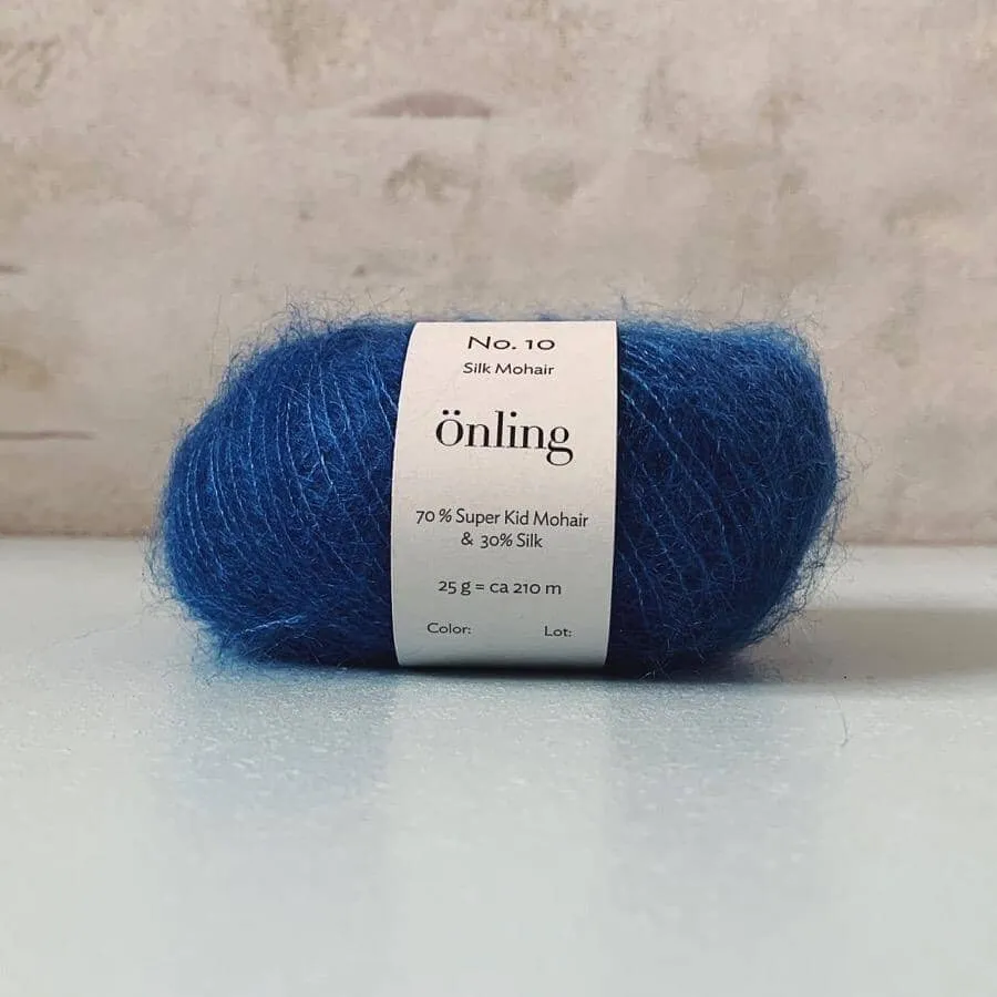 Önling No 10: Luxurious and exquisite silk mohair - Pigeon blue