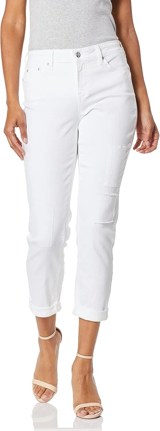 Nydj Women's Boyfriend with Patchwork