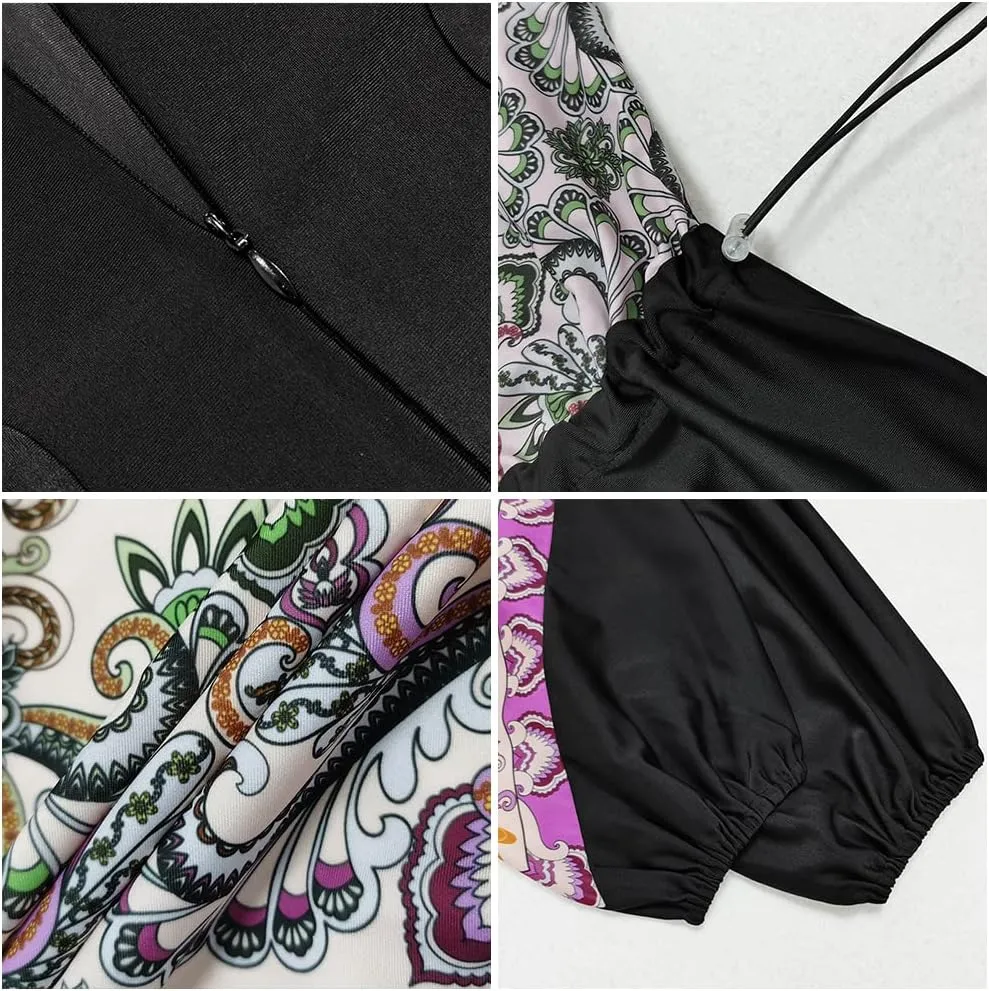 ODIZLI Women Muslim Swimwear Islamic Modest Swimsuit Full Cover Hijab Long Sleeve Burkini