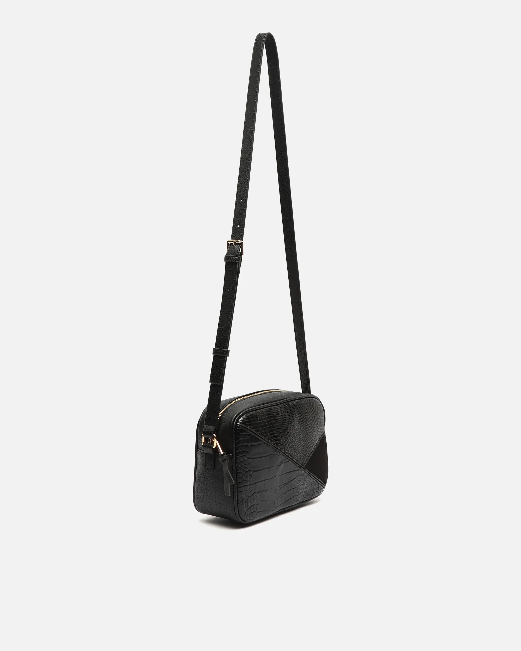 Ofel bolso bandolera pequeño con estampado patchwork animal print