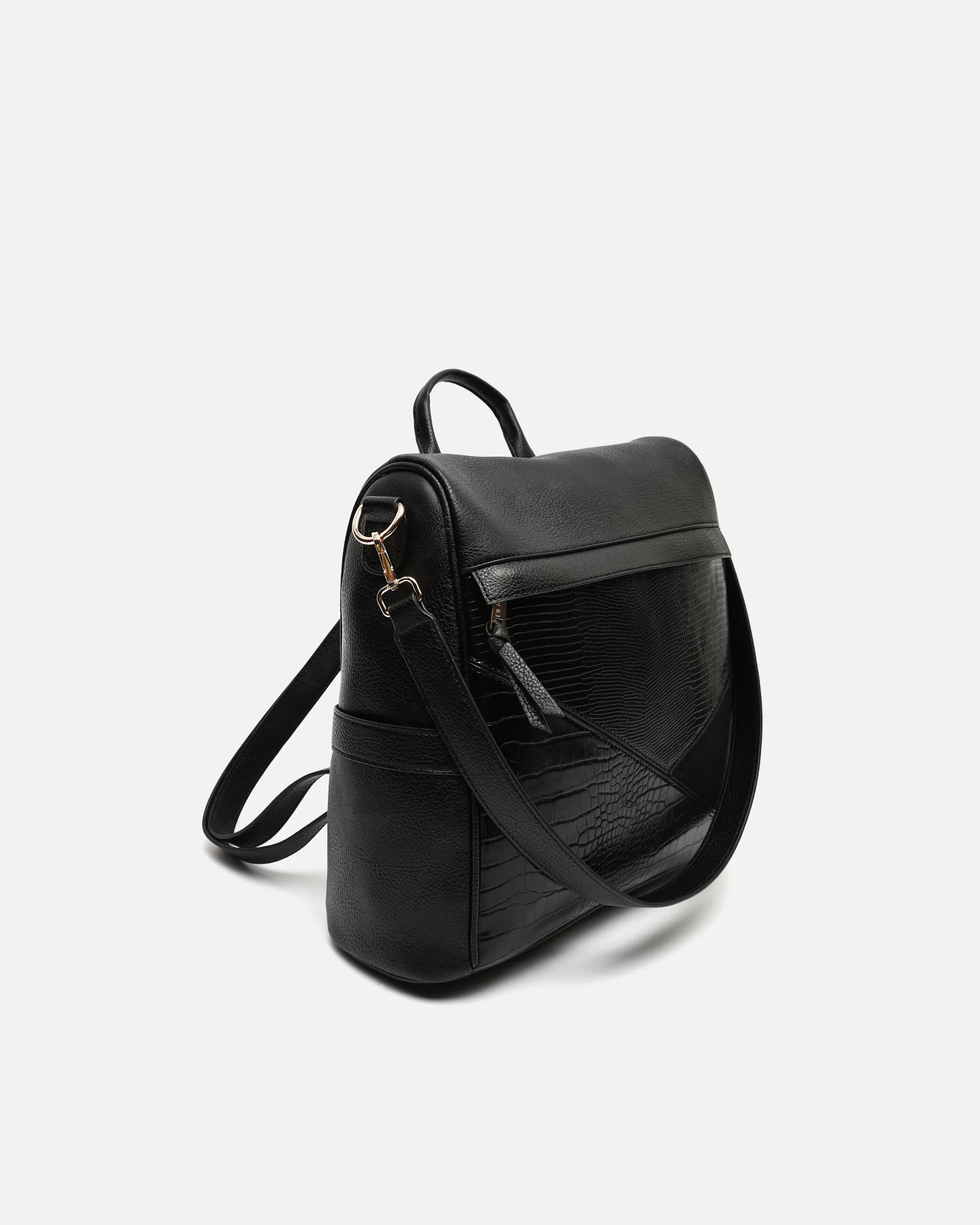 Ofel mochila antirrobo con estampado patchwork animal print