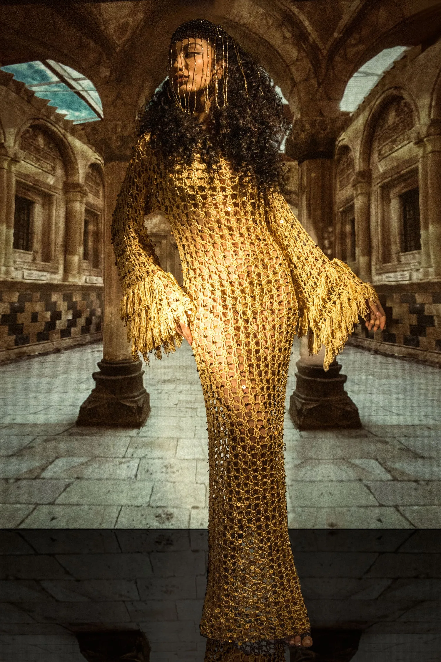 Olivia Sequin Coverup