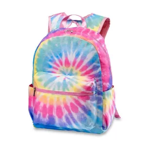 Pastel Tie Dye Canvas Backpack
