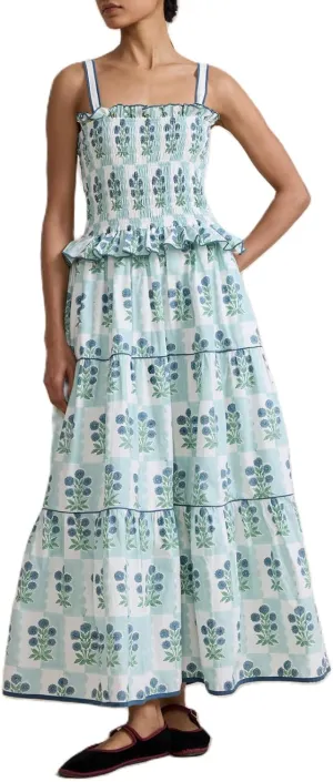 Patchwork Dress for Women Y2k Spaghetti Strap Lace Sheer Floral Ruffle Flowy Maxi Dresses Summer Backless Sundress