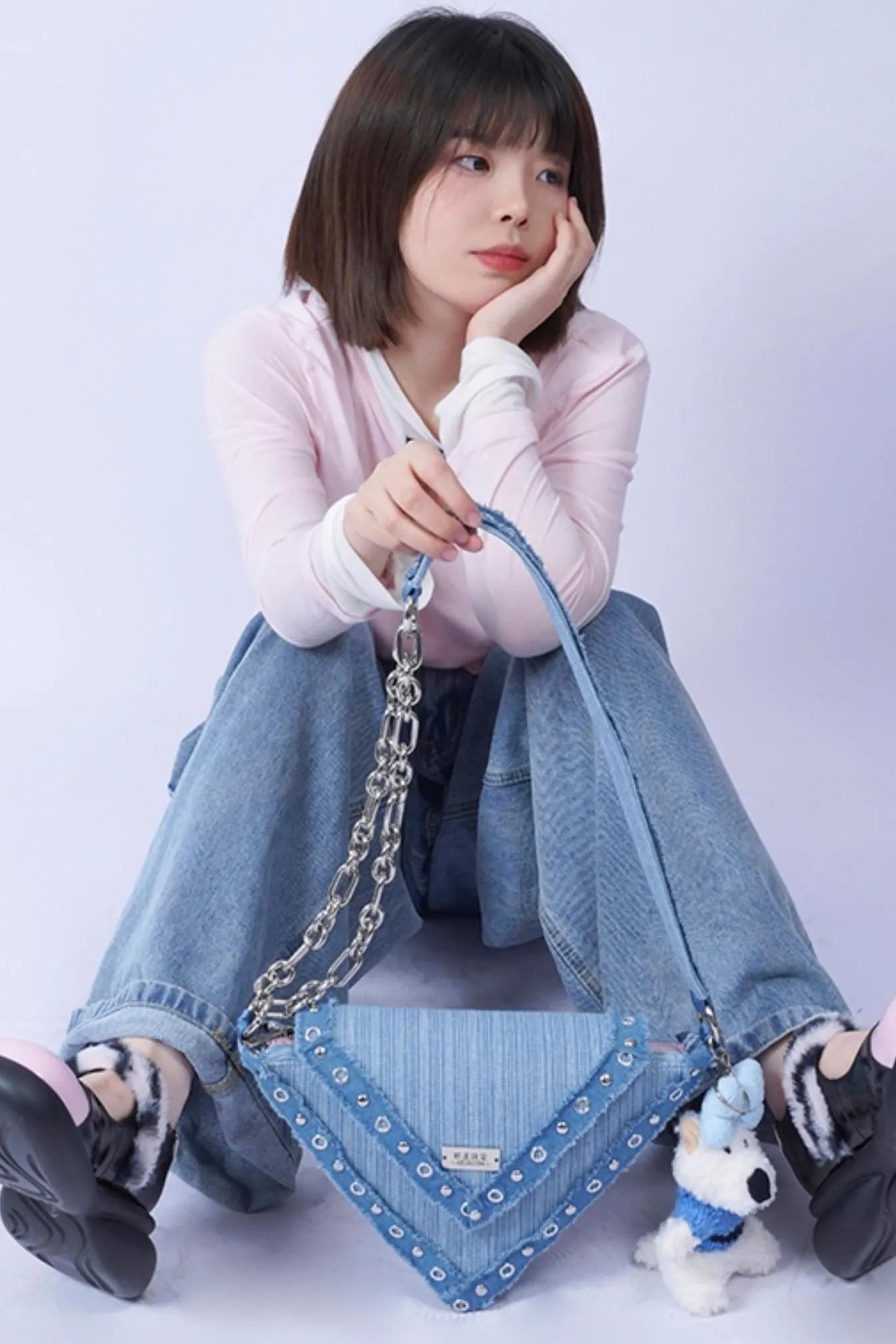 Patchwork Triangle Bag