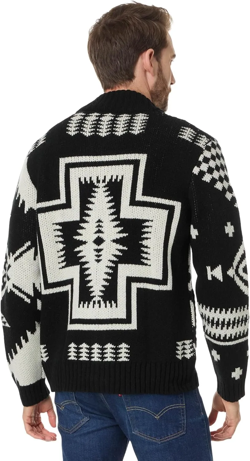 PENDLETON Men's Patchwork Icons Bomber Cardigan