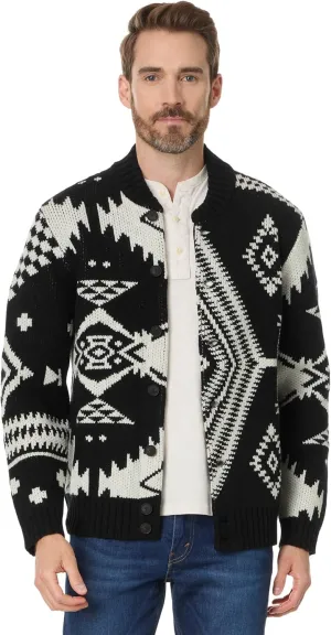 PENDLETON Men's Patchwork Icons Bomber Cardigan
