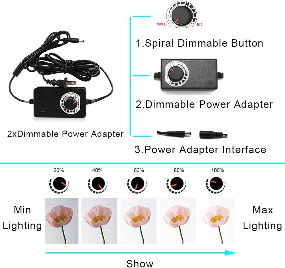 Photo Light Box Large Kit 27x27inch/70x70cm Dimmable Photo Studio Professional Cube Shooting Tent Box with 96x2 LED Lights Strips 3xPVC Backgrounds for Jewelry Product Photography (6000lm,CRI:95 )